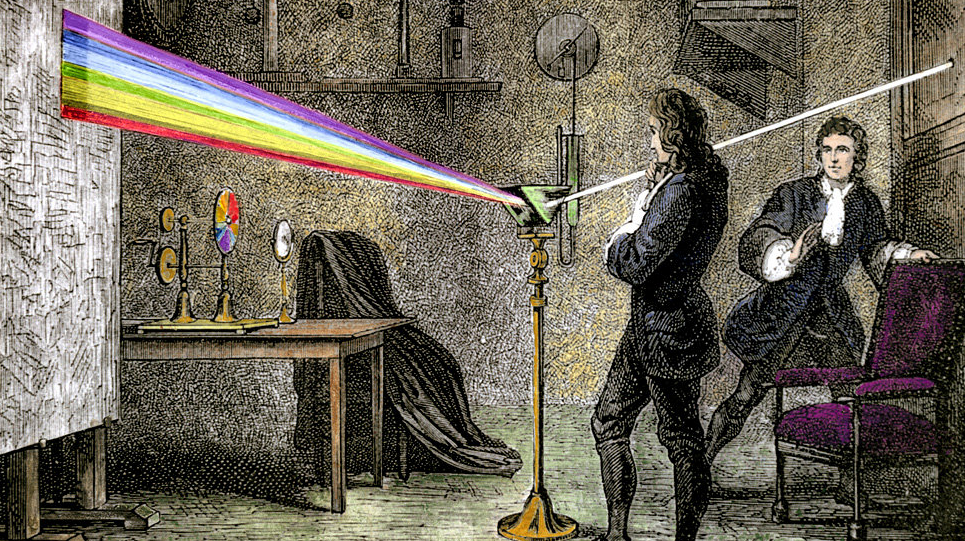  Our modern understanding of light and color begins with Isaac Newton 