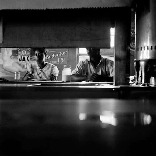Restaurant Segregation, Mississippi - Photo by Dorothea Lange. Printed by Seth Dickerman 